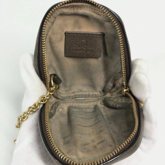 GUCCI 645123 GG Shelly line Ophidia Key Chain Wallet Coin Compartment coin purse - Picture 2 of 14
